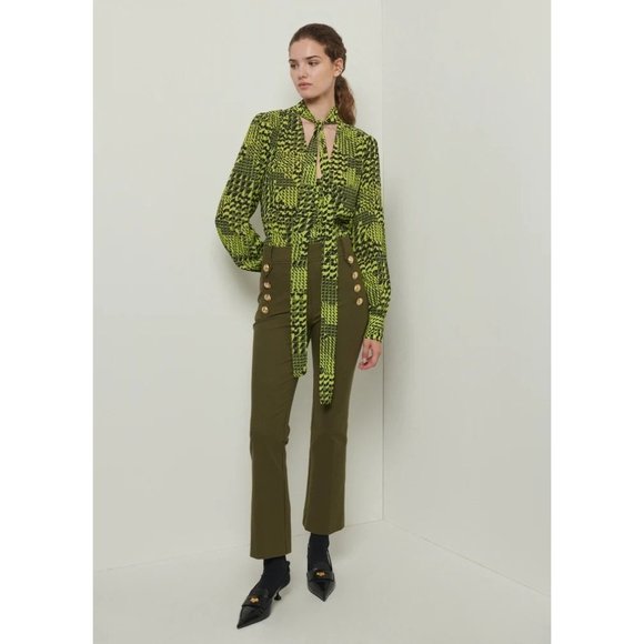 Derek Lam 10 Crosby Robertson Crop Flare Sailor Pants - Picture 3 of 7